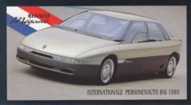 Renault Megane concept, sticker, 14,5 x 10 cm, 1989, Dutch