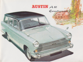 A60 Countryman folder, 12 foldout pages, German language, c1963
