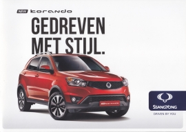 Korando brochure, 24 pages, Dutch language, 01/2014