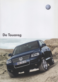 Touareg brochure, A4-size, 64 pages, Dutch language, 01/2003