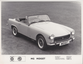 MG Midget Convertible, press photo, UK, 1969, # 198618