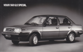 Volvo 360 GLS Special, press photo, Dutch, 1985