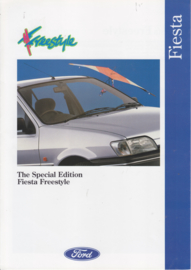 Fiesta Freestyle brochure, 6 pages, 10/1993, English language, UK