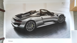 918 Spyder large original factory poster, published 08/2013