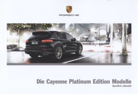 Cayenne Platinum Edition brochure, 32 pages, 02/2017, German