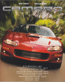 Camaro 2001, 34 pages, 09/2000, English language, USA