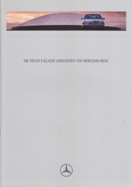 E-Class Sedans brochure. 24 pages, 03/1995, German language