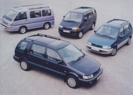 Mitsubishi Space Line [L200 Bus, Gear, Runner & Wagon], press photo, German, 9/1995