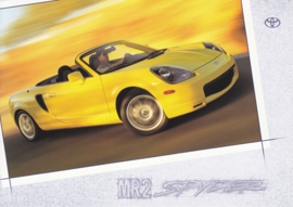 x MR2 Spyder, US postcard, 2000, #00618-00PC