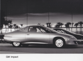 GM Impact concept car, press photo, USA, 1991