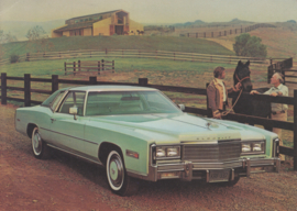 Eldorado Coupe, larger size US postcard, 1976