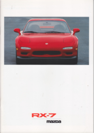 RX-7 Coupe with rotary engine brochure, 34 pages, 07/1992, German language