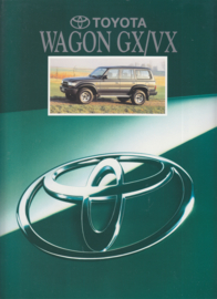 Land Cruiser 4x4 Wagon GX/VX brochure, 16 pages, 12/1993, Dutch language (Belgium)