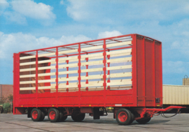 * Trailer 3 axle large volume, DIN A6-size postcard, Dutch issue