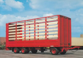 * Trailer 3 axle large volume, DIN A6-size postcard, Dutch issue