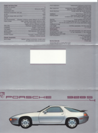 928 S4 brochure, 6 pages, 1987, English (USA)