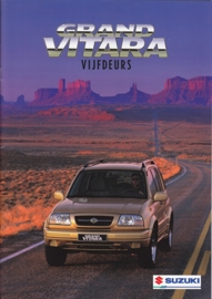 Grand Vitara 5-Door brochure, 24 pages, #81098, 1999, Dutch language