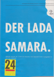 Samara brochure, 16 pages, 09/1987, German language