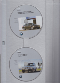 BMW press kit X3 & 6 Coupé, with 2x CD-Rom, photo's & text book, German, 10/2003
