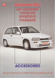 x Charade accessoires brochure, 8 pages, about 1988, A4-size, Dutch language