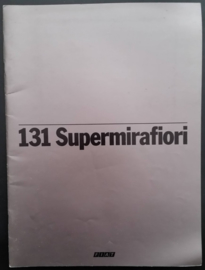 131 Supermirafiori brochure, 32 large pages (A4+), # 2.0289, German language