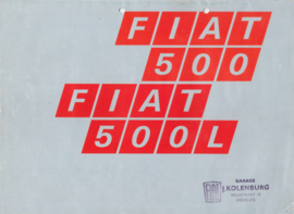 500 D/500 L brochure, 8 pages, 5/1970, Dutch language