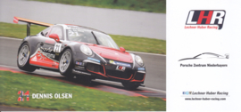 911 Carrera Cup with driver Dennis Olsen, oblong postcard, issued about 2016