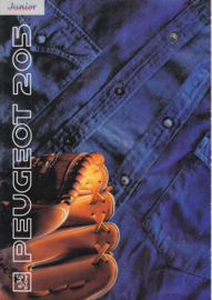 205 Junior brochure, 8 pages, A4-size, 1991, Dutch language