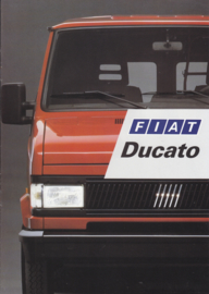 Ducato Vans & Pickups brochure, 8 pages, 1991, Dutch language