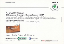 Service partner Skoda, A6-size postcard, Italian, 2014, ZIT80127151K