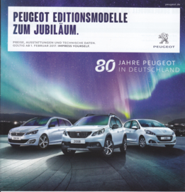 Edition Models pricelist brochure, 12 pages, German language, 02/2017