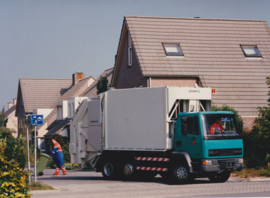Daf 55 garbage truck, press photo, Dutch, c1995