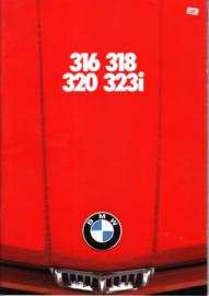 316/318i/320/323i brochure, 40 pages, A4-size, 2/1979, Dutch language