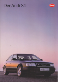 S4 Sedan brochure, 28 pages, 01/1993, German language