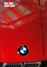316/318i/320i/325e/325i brochure, 34 pages, A4-size, 2/1986, Dutch language