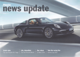 News Update UK with 911 Targa, 20 pages, 02/2014, English language