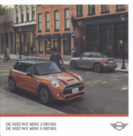 Mini 3-/5-door brochure, 8 pages, Dutch language, 01/2018 %