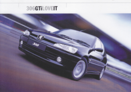 306 GTi postcard, A6-size, 2000s, English language