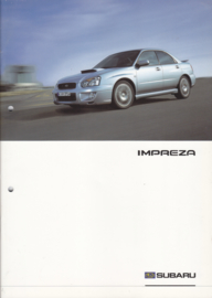 Impreza brochure, 36 pages, German language, 11/2003
