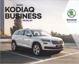 Kodiaq Business pricelist brochure, 20 pages, 06/2017, Dutch language