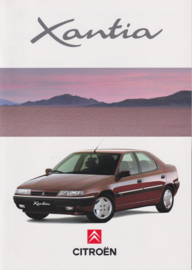 Xantia brochure, 20 pages, 07/1994, Swedish language