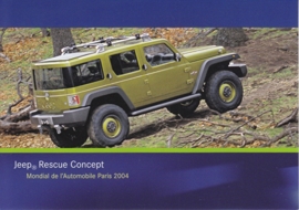 Jeep Rescue Concept, A6-size postcard, Paris 2004