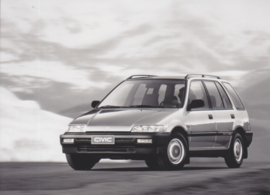Honda Civic Shuttle, press photo, Belgium, 1/1990