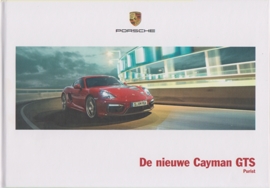 Cayman GTS brochure, 44 pages, 03/2014, hard covers, Dutch