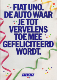 Uno brochure, 28 pages, 01/1987, Dutch language