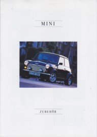 Mini accessories brochure, 6 pages, German language, 9/1995