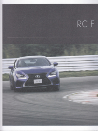 Lexus RC F brochure, 58 pages, 2015, English language