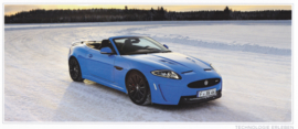 XK Coupe & Cabriolet & XKR (S), 7 different oblong cards, 11,5 x 22 cm, German language, about 2014