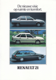 21 Sedan/Hatchback/Nevada brochure, 6 pages, 1989, Dutch language