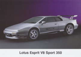 Esprit V8 Sport 350, 2 page leaflet, DIN A4-size, factory-issued, 1999, English language